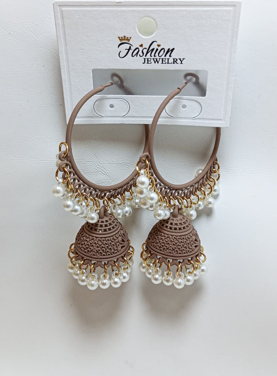 Pair of Neera jhumka bali earrings | All Colours availible