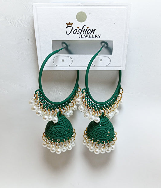 Pair of Neera jhumka bali earrings | All Colours availible