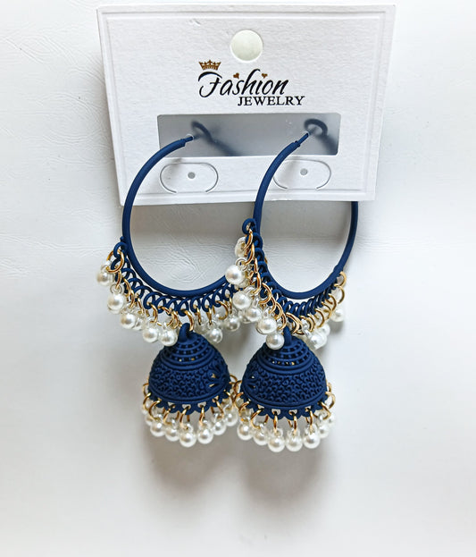 Pair of Neera jhumka bali earrings | All Colours availible