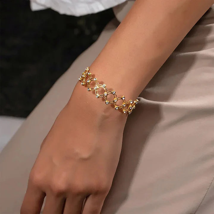 2 In 1 Ring + Bracelet Jewelry for girls. Trending Gift for girls. Stainless Steel